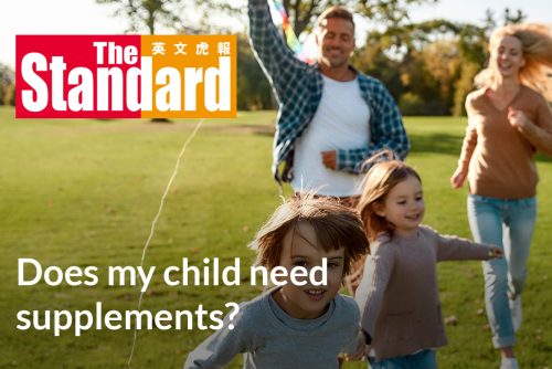 Does my child need supplements? – an article featured in The Standard