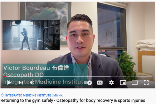 Returning to the gym safely – Osteopathy for body recovery and sports injuries by Victor Bourdeau