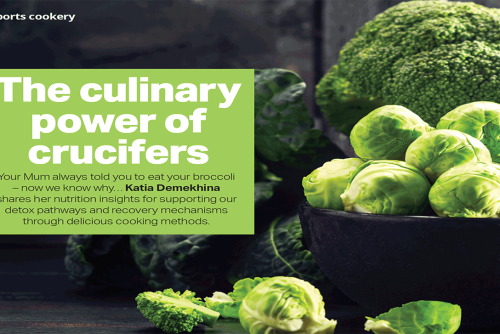 The culinary power of crucifers – an article featured in Functional Sports Nutrition magazine