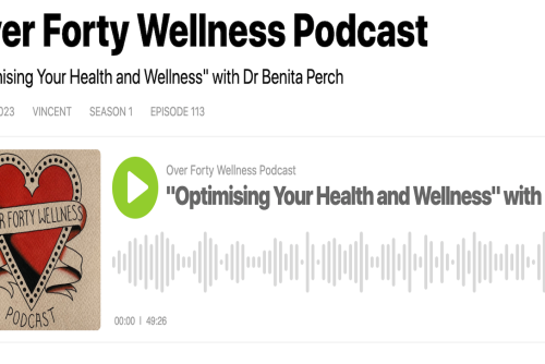 Optimising your health and wellness with Dr Benita Perch – Over Forty Wellness Podcast