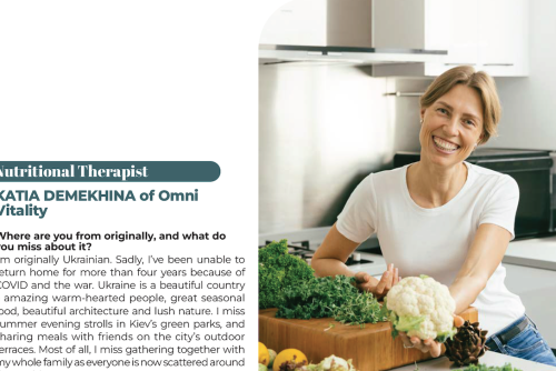 Katia Demekhina of Omni Vitality | an article featured in Expat Living